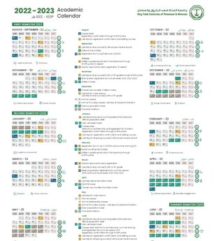 Academic Calendar 2022-2023